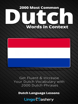 cover image of 2000 Most Common Dutch Words in Context